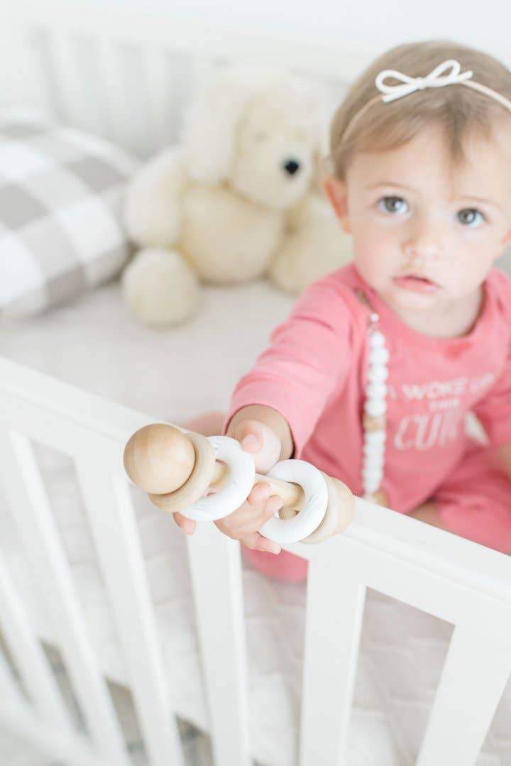 Modern Baby Gift Set in White by Legacy Learning Academy - Wood Wood Toys Canada's Favourite Montessori Toy Store