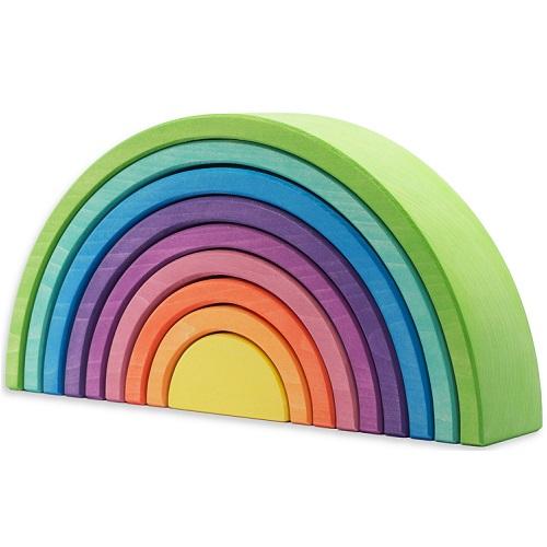 Ocamora 9 Piece Nesting Arch - Wood Wood Toys Canada's Favourite Montessori Toy Store