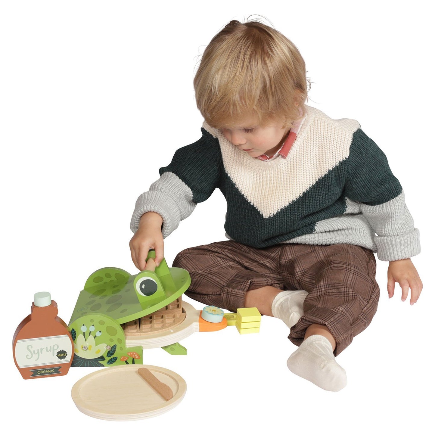 Ribbit Waffle Maker by Manhattan Toy - Wood Wood Toys Canada's Favourite Montessori Toy Store
