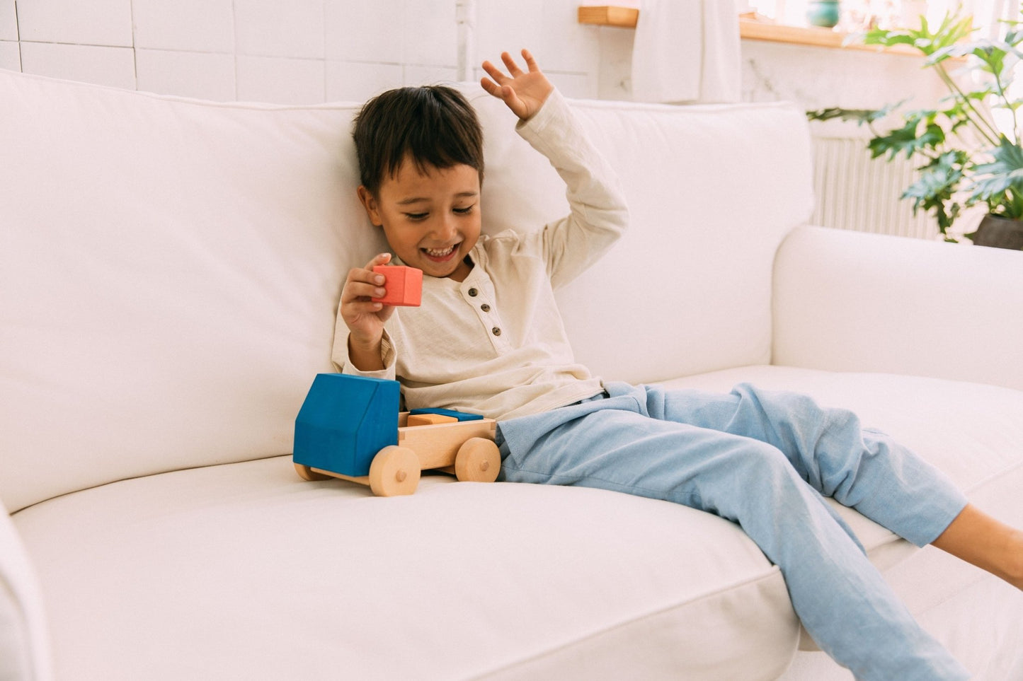 The Wooden Truck by Avdar - Wood Wood Toys Canada's Favourite Montessori Toy Store
