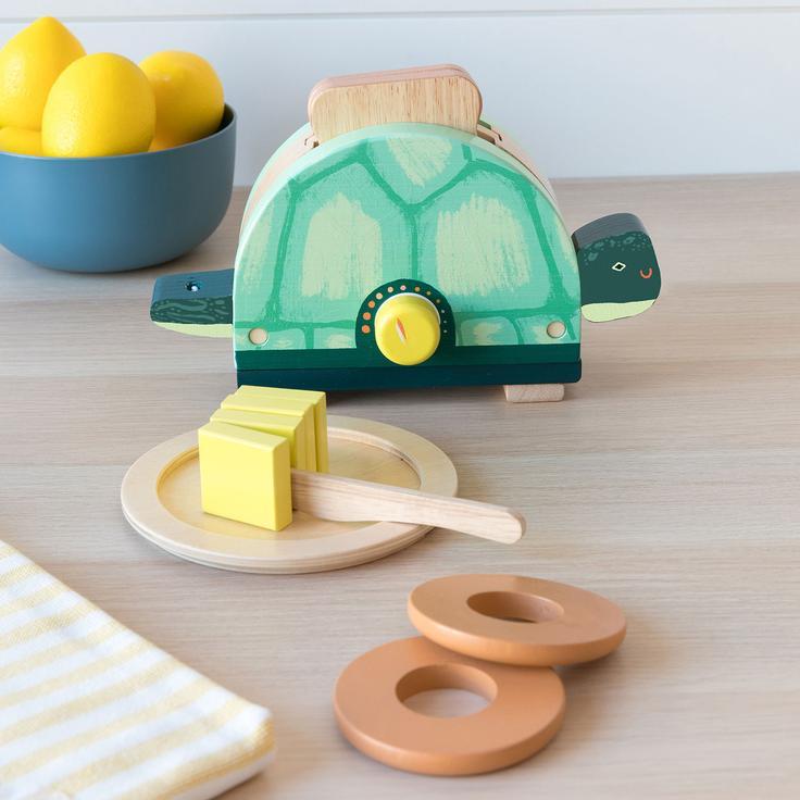 Toasty Turtle Toaster by Manhattan Toys - Wood Wood Toys Canada's Favourite Montessori Toy Store