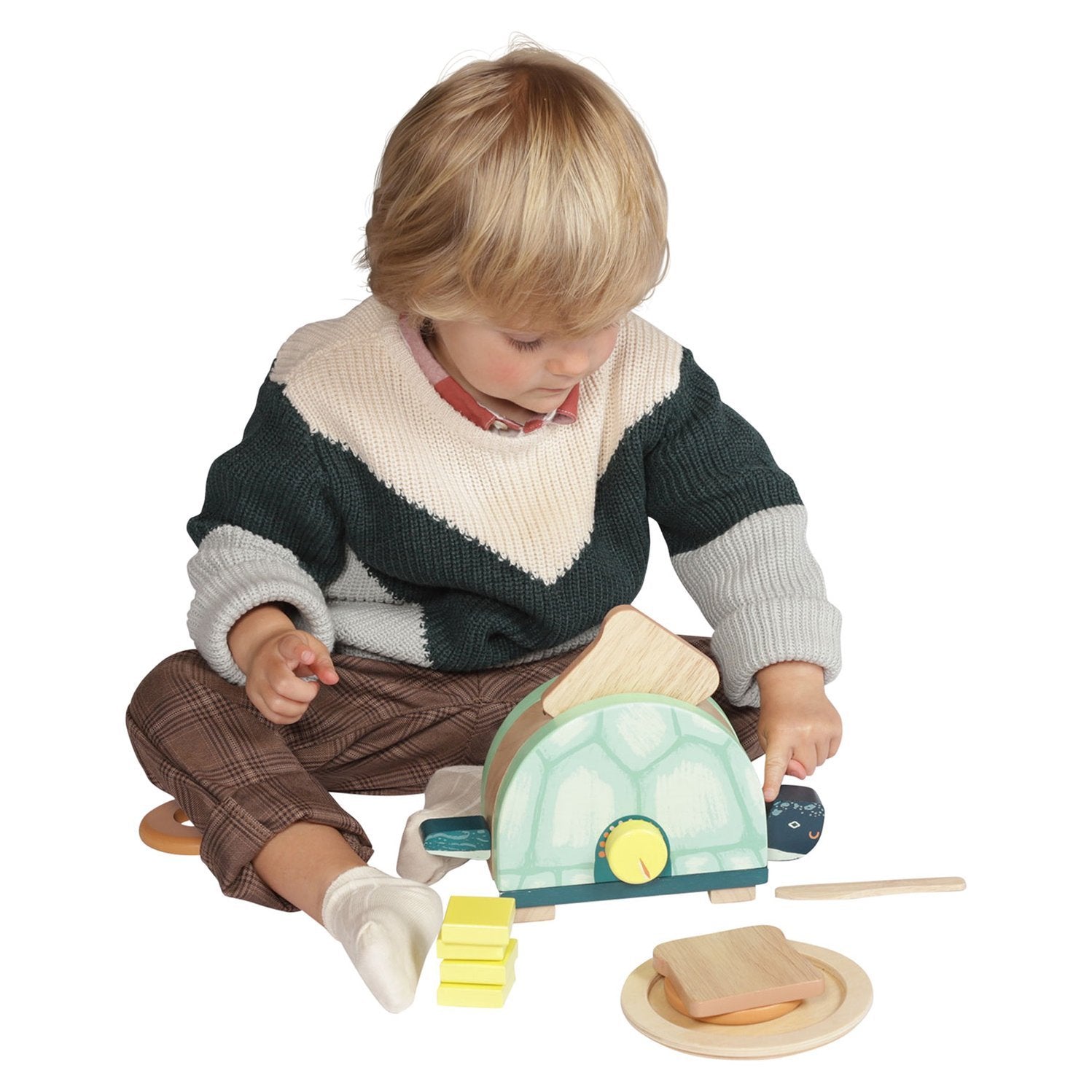 Toasty Turtle Toaster by Manhattan Toys - Wood Wood Toys Canada's Favourite Montessori Toy Store