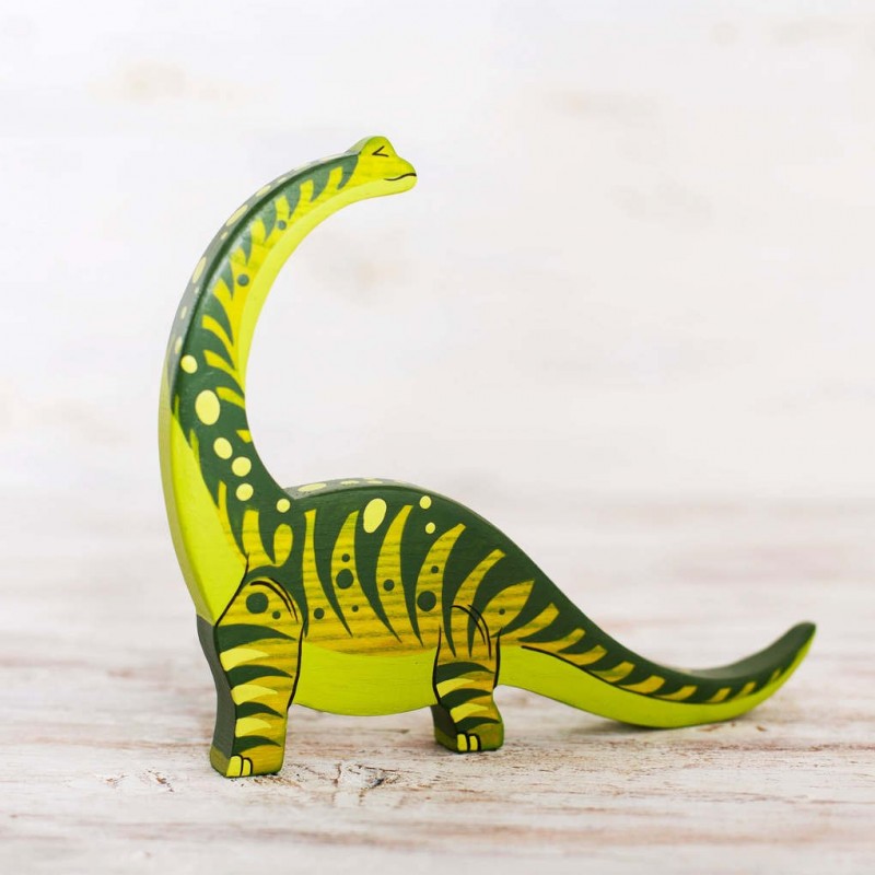 Diplodocus figurine - Waldorf Dinosaurs by Wooden Caterpillar