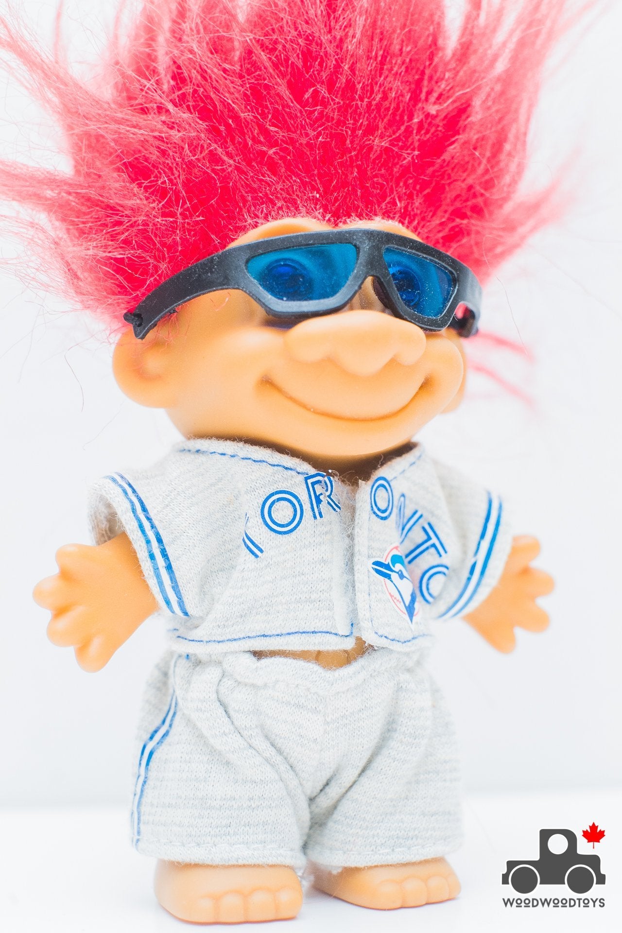 Vintage 1992 Toronto Blue Jays World Series Troll Dolls - Wood Wood Toys Canada's Favourite Montessori Toy Store