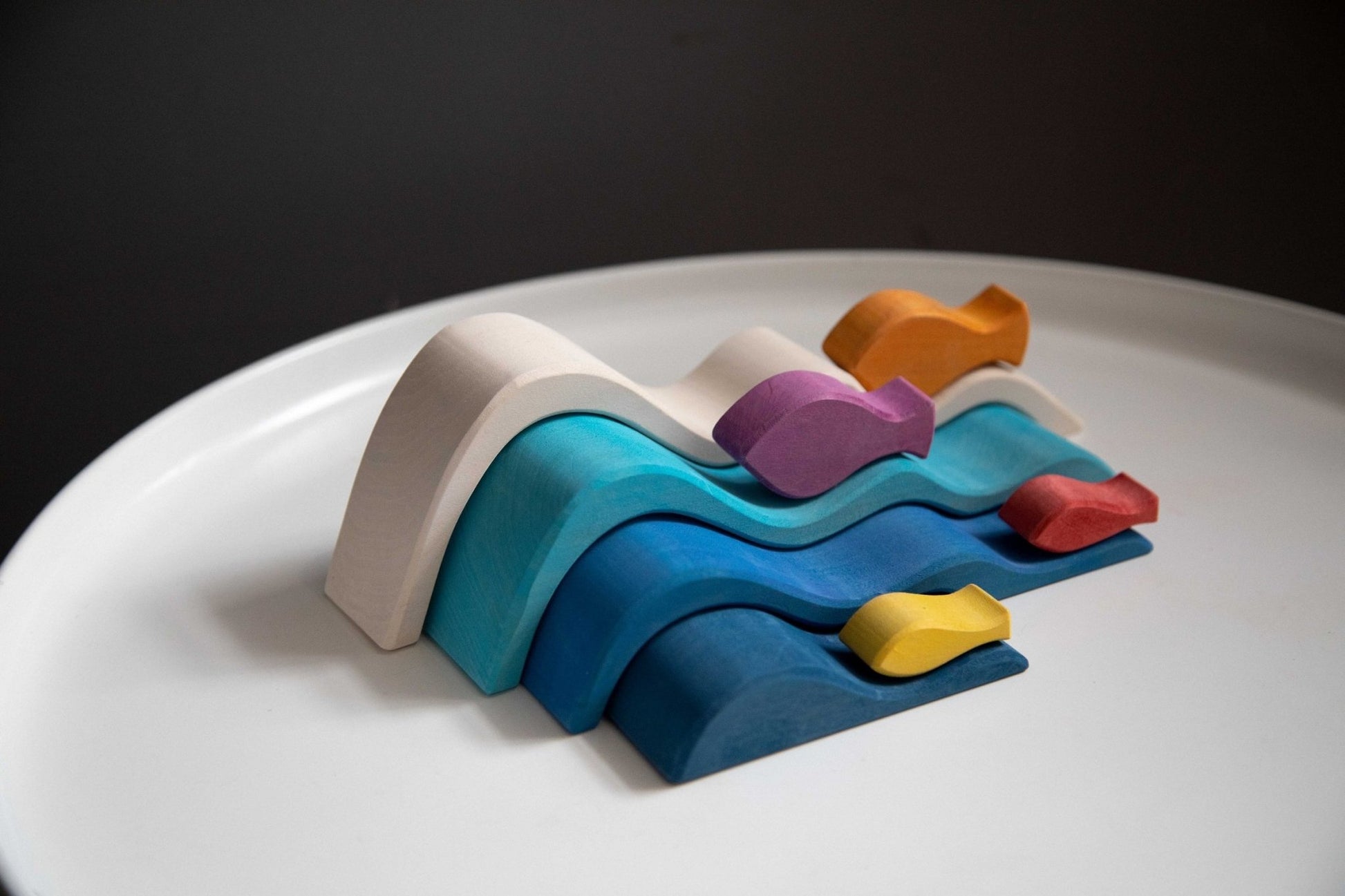 Wood Wood Exclusive Wave Blocks by Avdar - Wood Wood Toys Canada's Favourite Montessori Toy Store