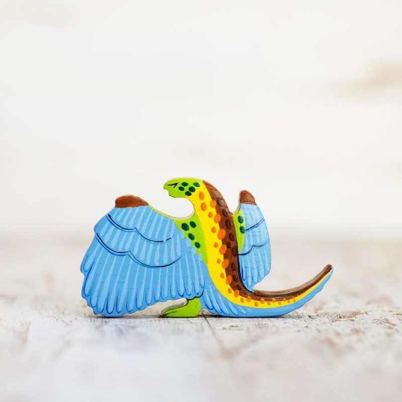 Archaeopteryx figurine - Waldorf Dinosaurs by Wooden Caterpillar