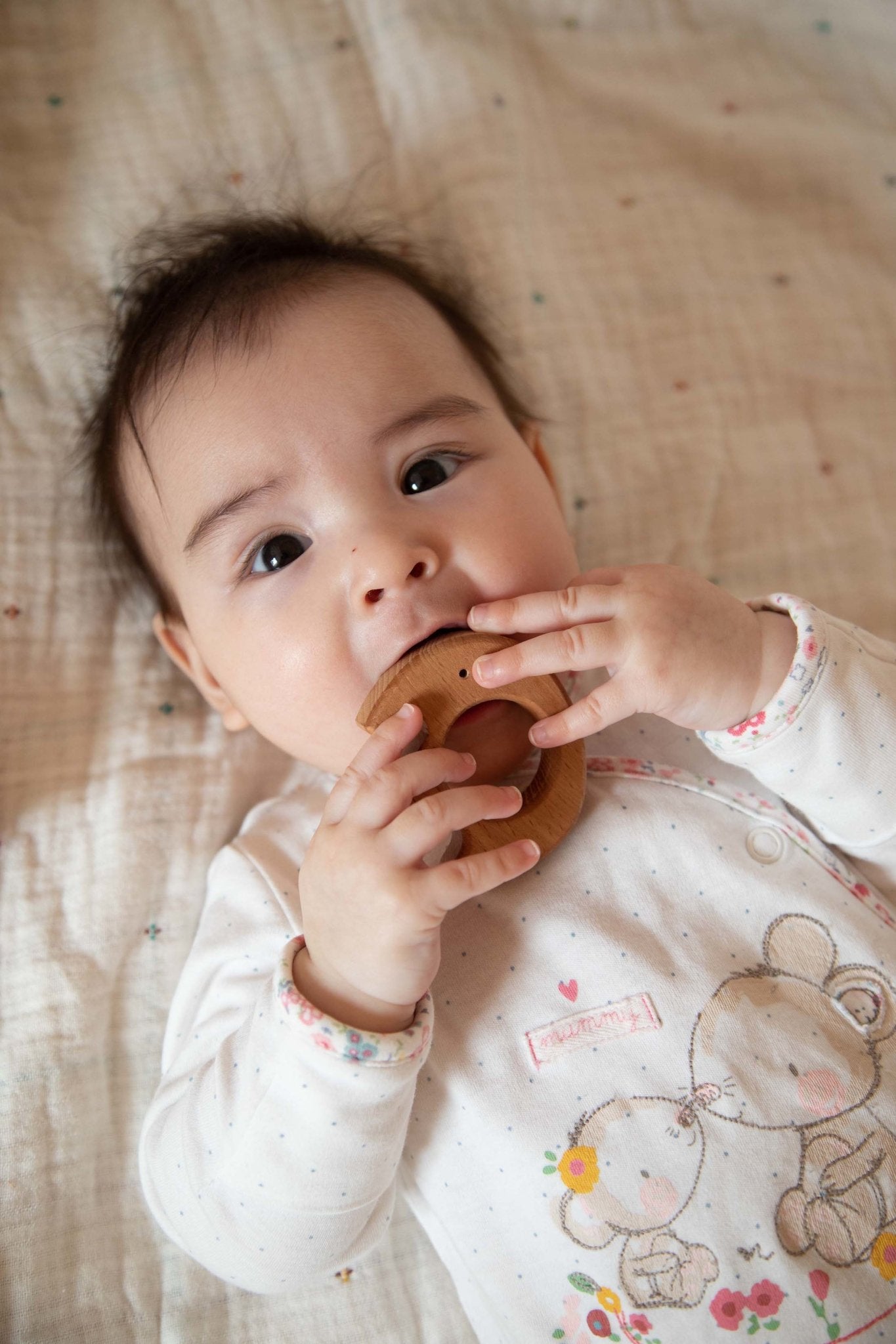 Wooden Elephant Teether by Avdar - Wood Wood Toys Canada's Favourite Montessori Toy Store