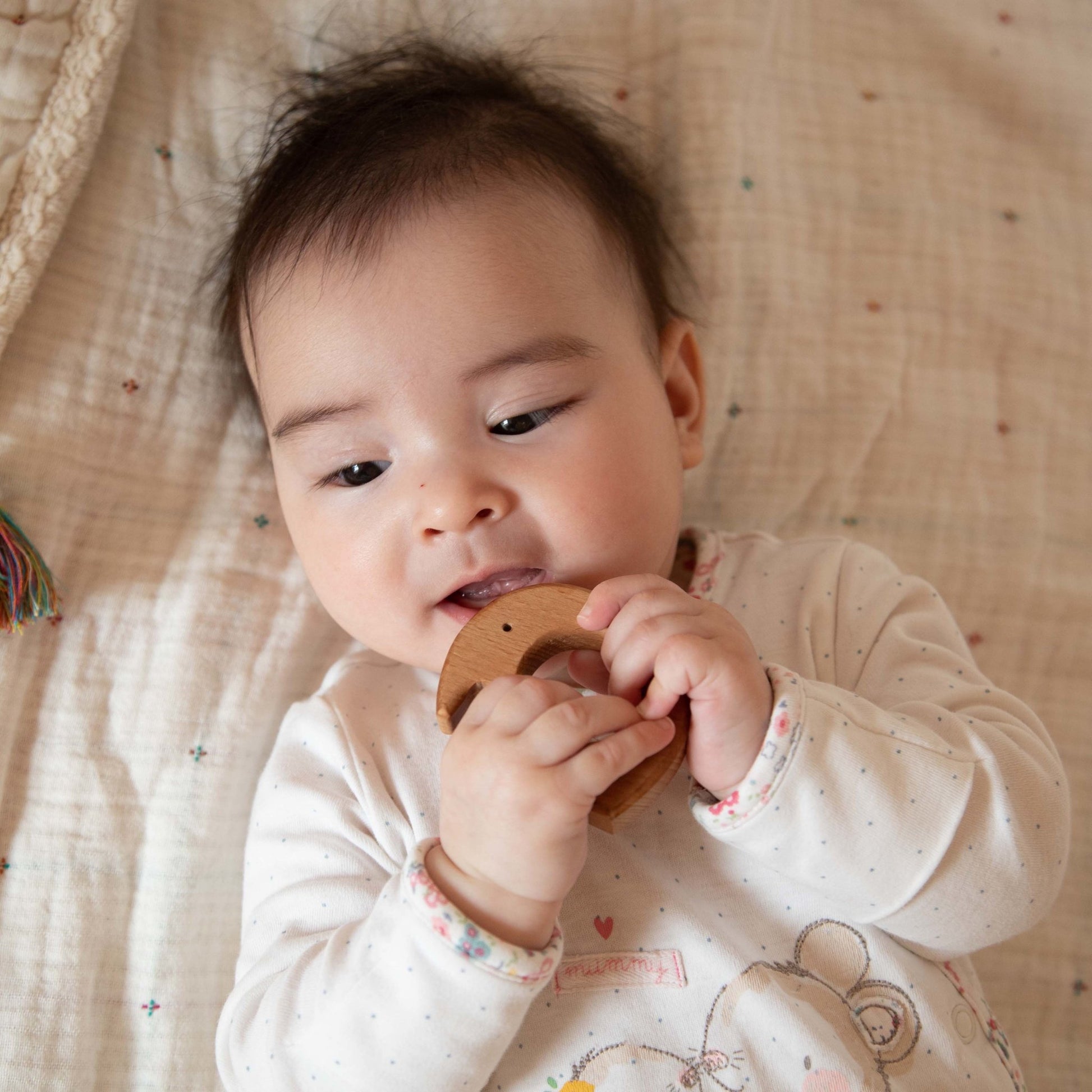 Wooden Elephant Teether by Avdar - Wood Wood Toys Canada's Favourite Montessori Toy Store
