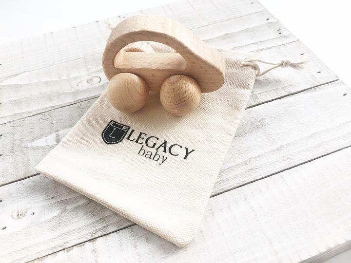 Wooden Toy Car for Babies & Toddlers by Legacy Learning Academy - Wood Wood Toys Canada's Favourite Montessori Toy Store