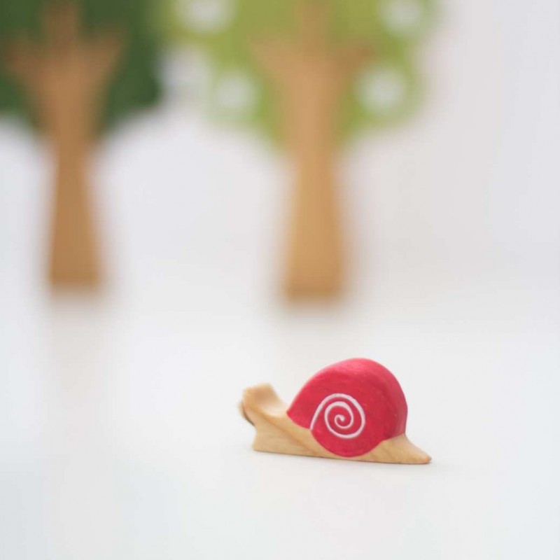 Snail Figurine - Waldorf Animals by Wooden Caterpillar