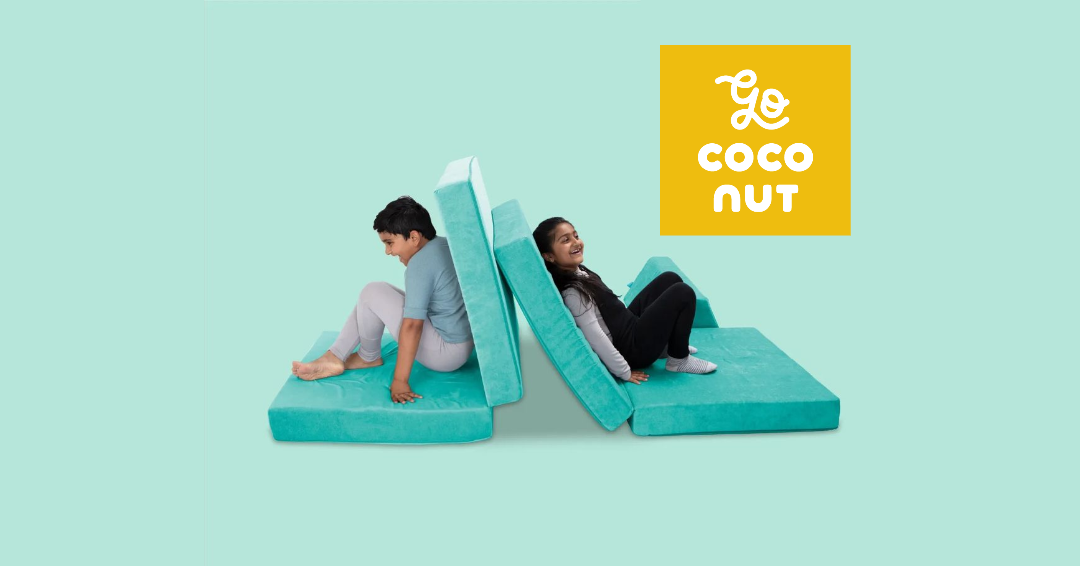 GoCoconut play foam couch furniture at Wood Wood Toys Canada