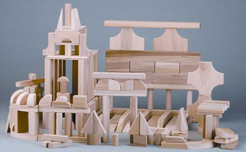 Solid Hardwood Play blocks   - Made in Canada