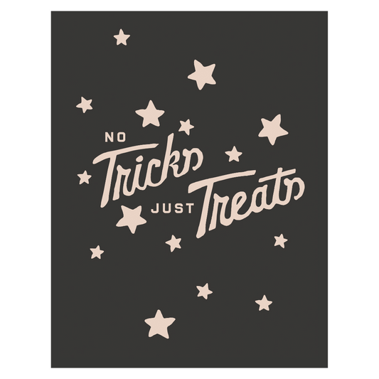 No Tricks Just Treats Banner