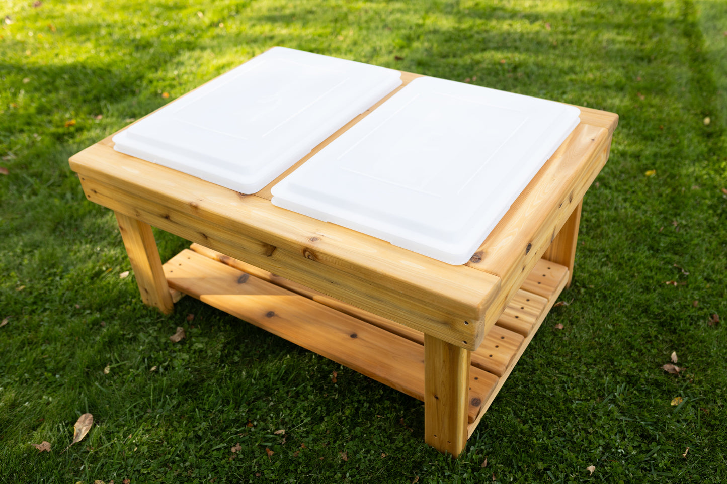 Extra Large 2 Bin Outdoor Sensory Table