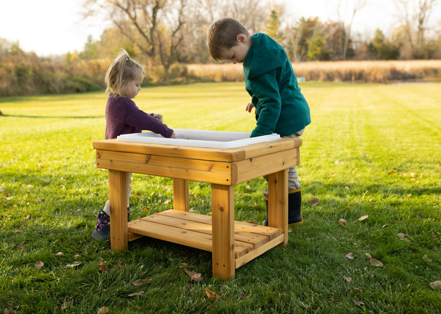 Large Bin Outdoor Sensory Table