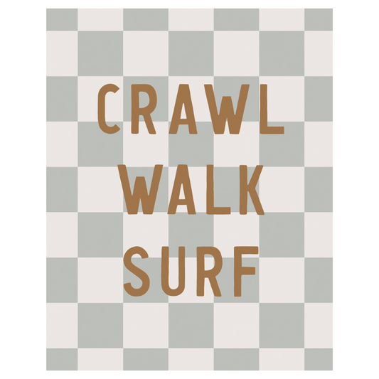 Bannière de surf Crawl Walk
