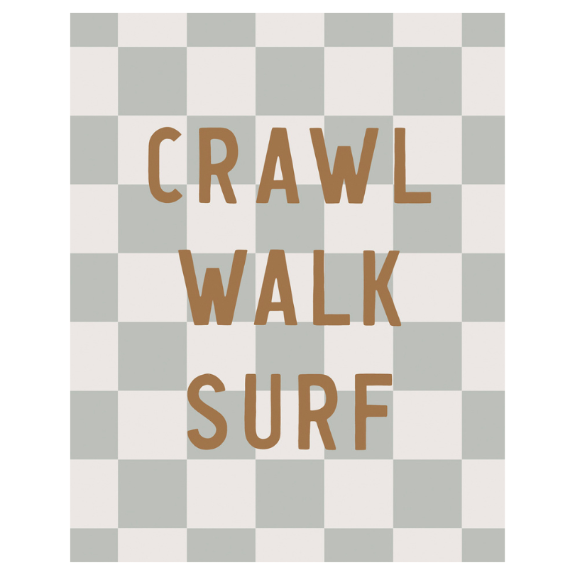 Bannière de surf Crawl Walk