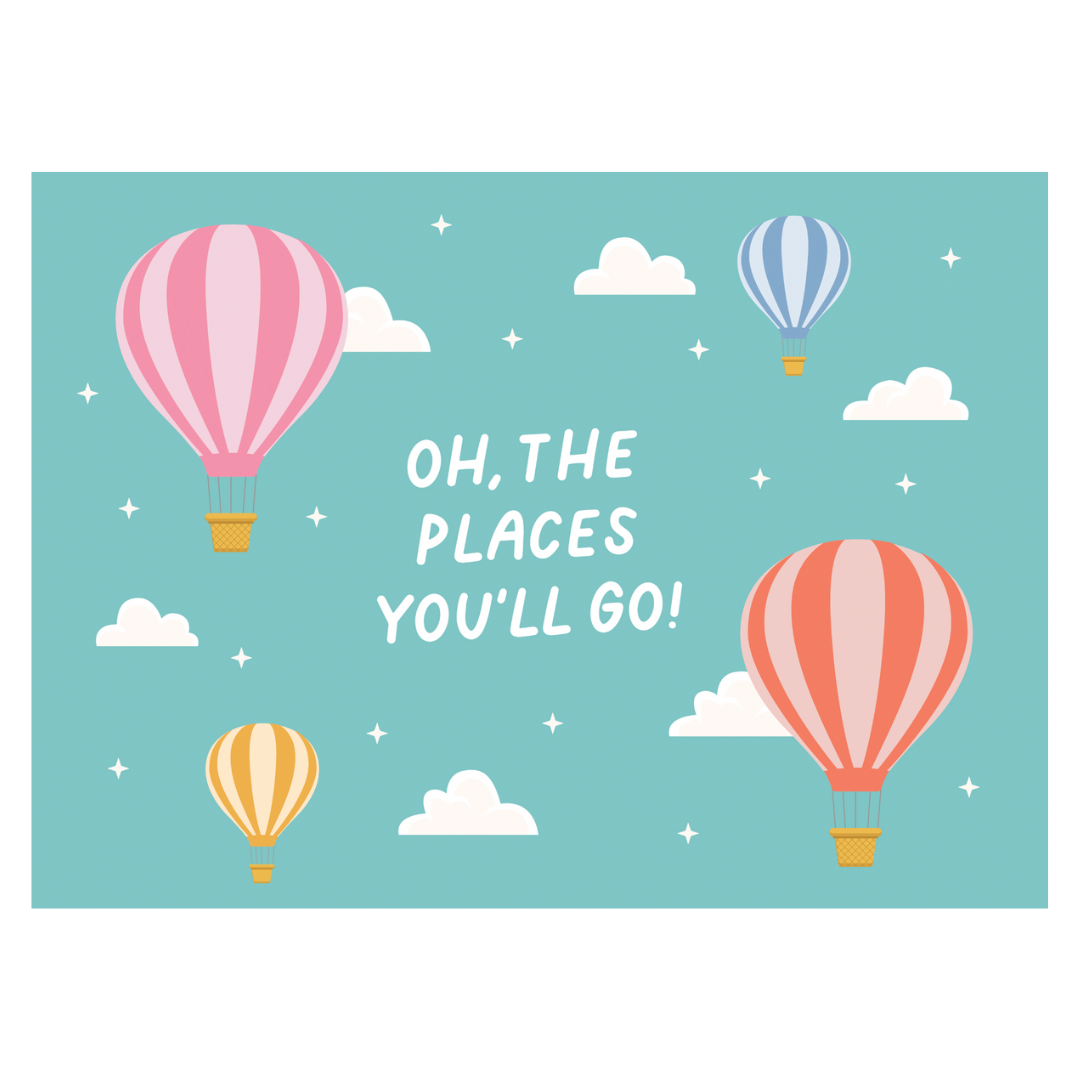 Oh The Places You'll Go Banner (Colour)