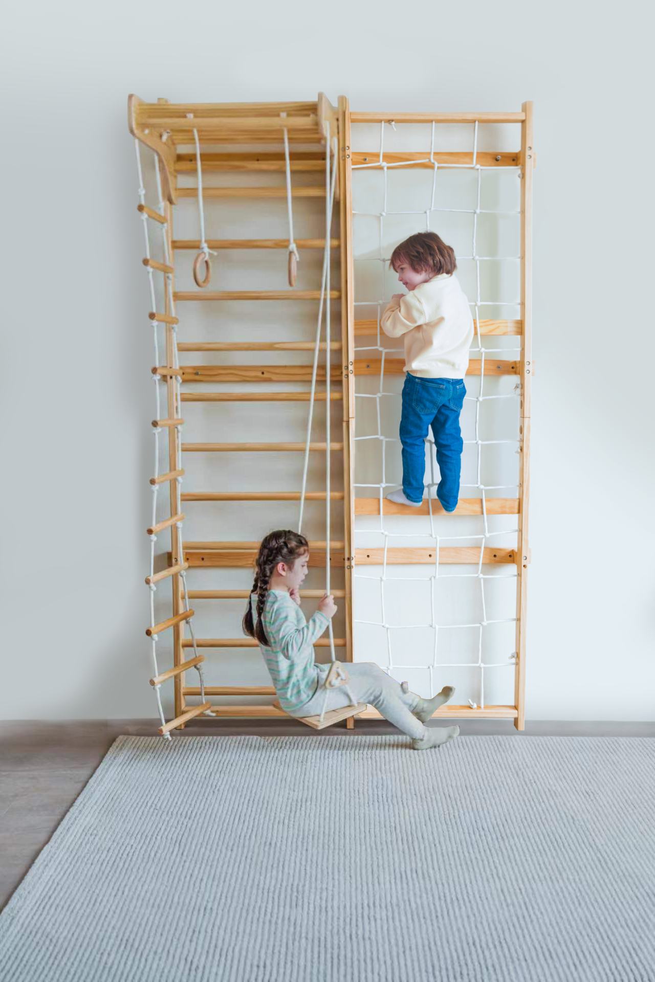 Neem Swedish Wall Ladder and Climber by Avenlur