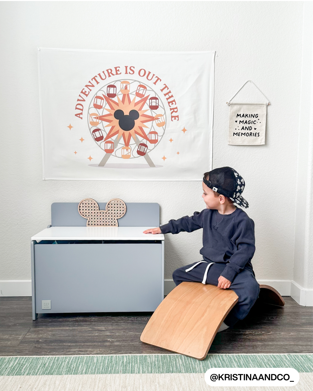 Panneau à suspendre sur toile « Making Magic and Memories »