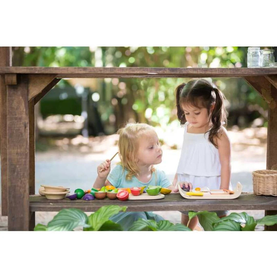 (DAMAGED BOX) Assorted Fruit & Vegetables - by Plan Toys