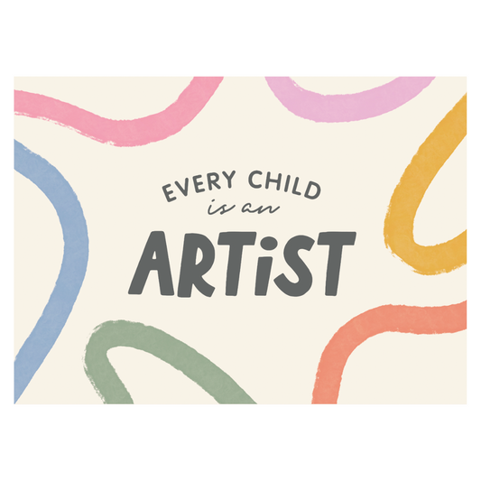 Chaque enfant est une bannière d'artiste (couleur)