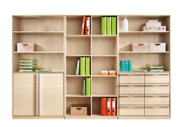 Haba Rack HABA Pro Move Upp Wall Unit 5 Cabinet, 1439983 – Wood Wood Toys