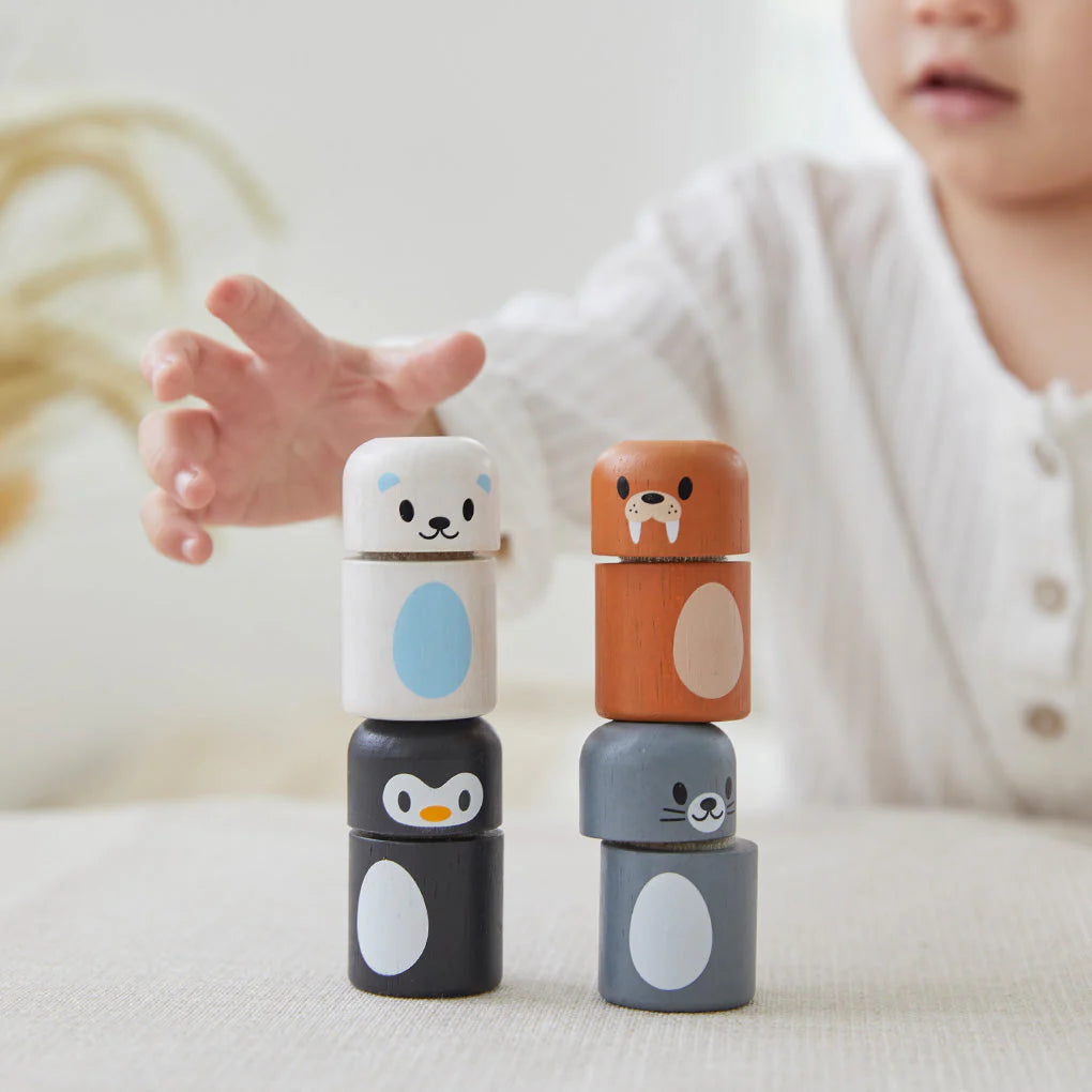 (OPEN BOX) Arctic Animals Matching Set by PlanToys