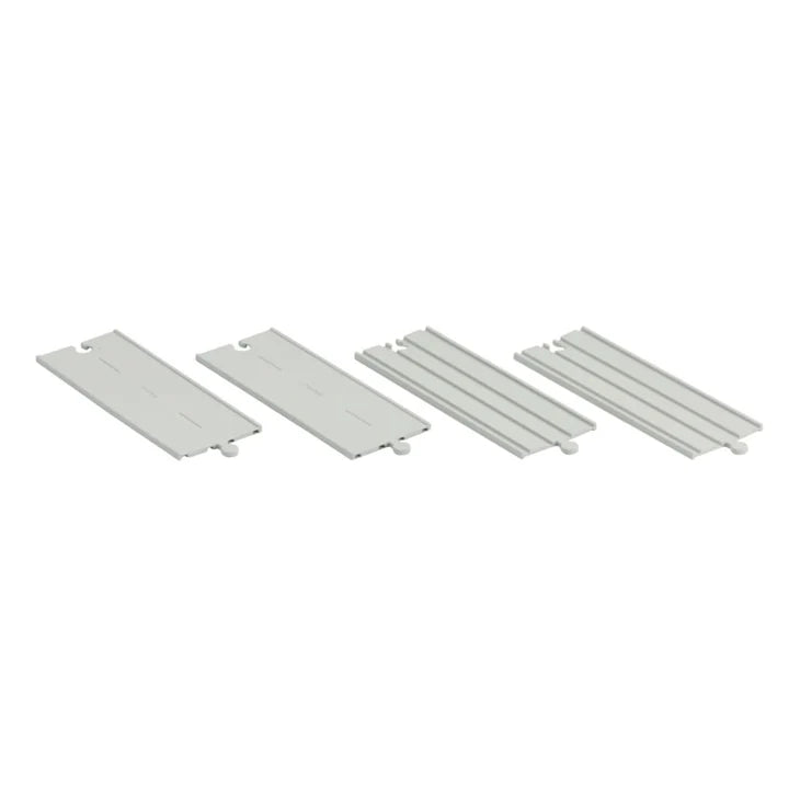 (DAMAGED BOX) Rubber Road & Rail Expansion Tracks - Set A - by Plantoys