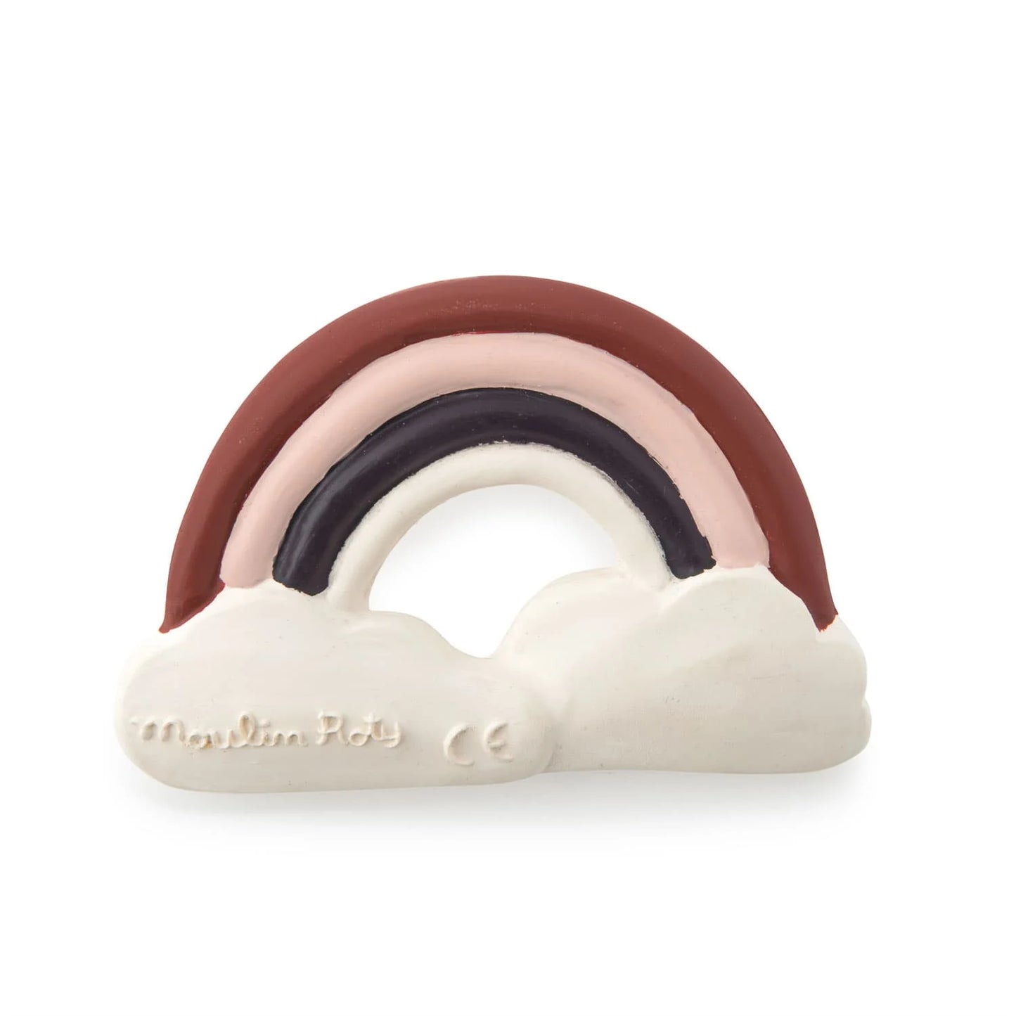 (DAMAGED BOX) Après la pluie Rubber Rainbow Teething Ring - Moulin Roty