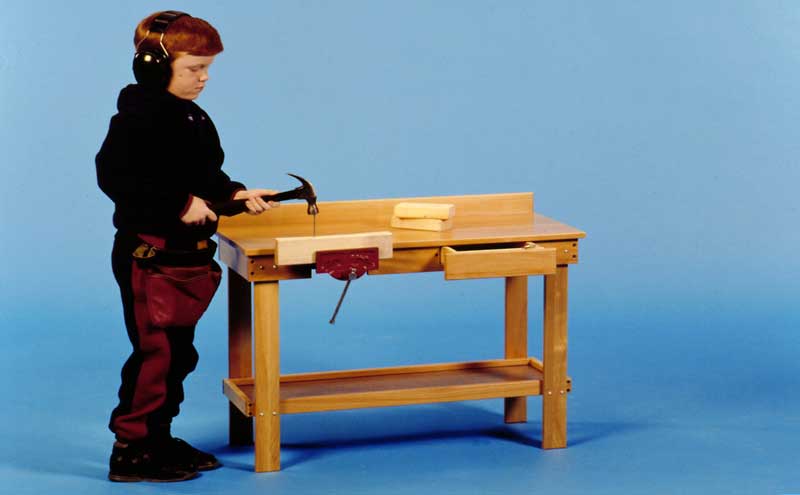 Workbench with Pull-Out Storage (Small) - Made in Canada