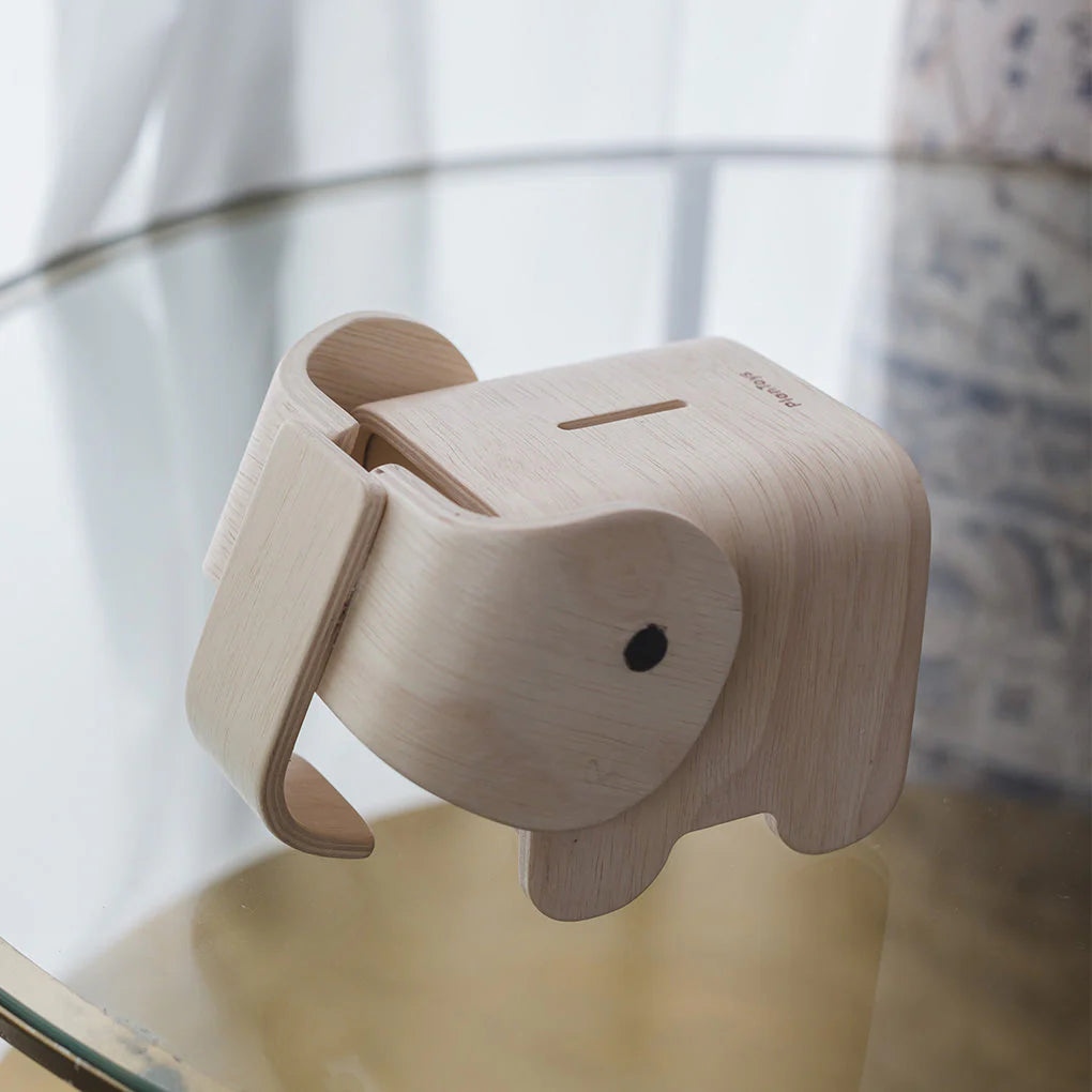 (DAMAGED BOX) Elephant Bank by PlanToys