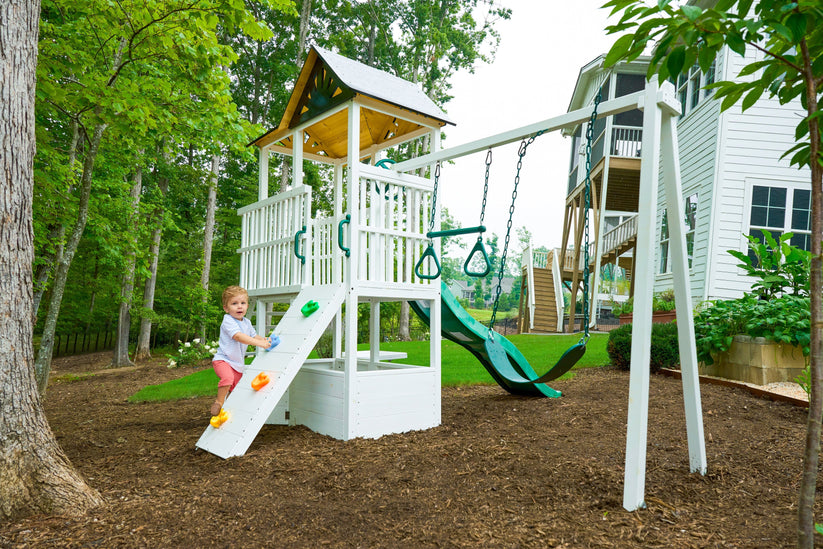 Craftsman - Modern Backyard Outdoor Swing Set by Avenlur – Wood Wood Toys