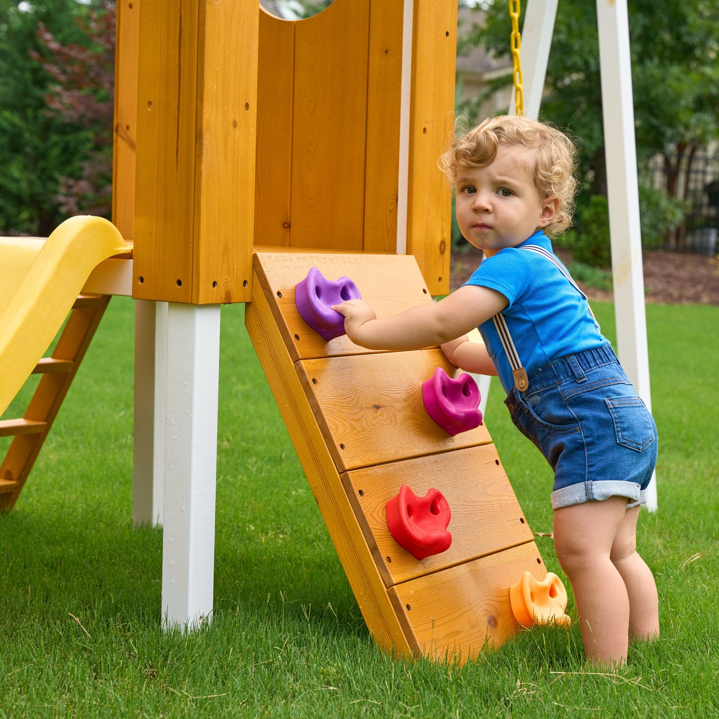 Forest Small - Outdoor Toddler Swing set by Avenlur