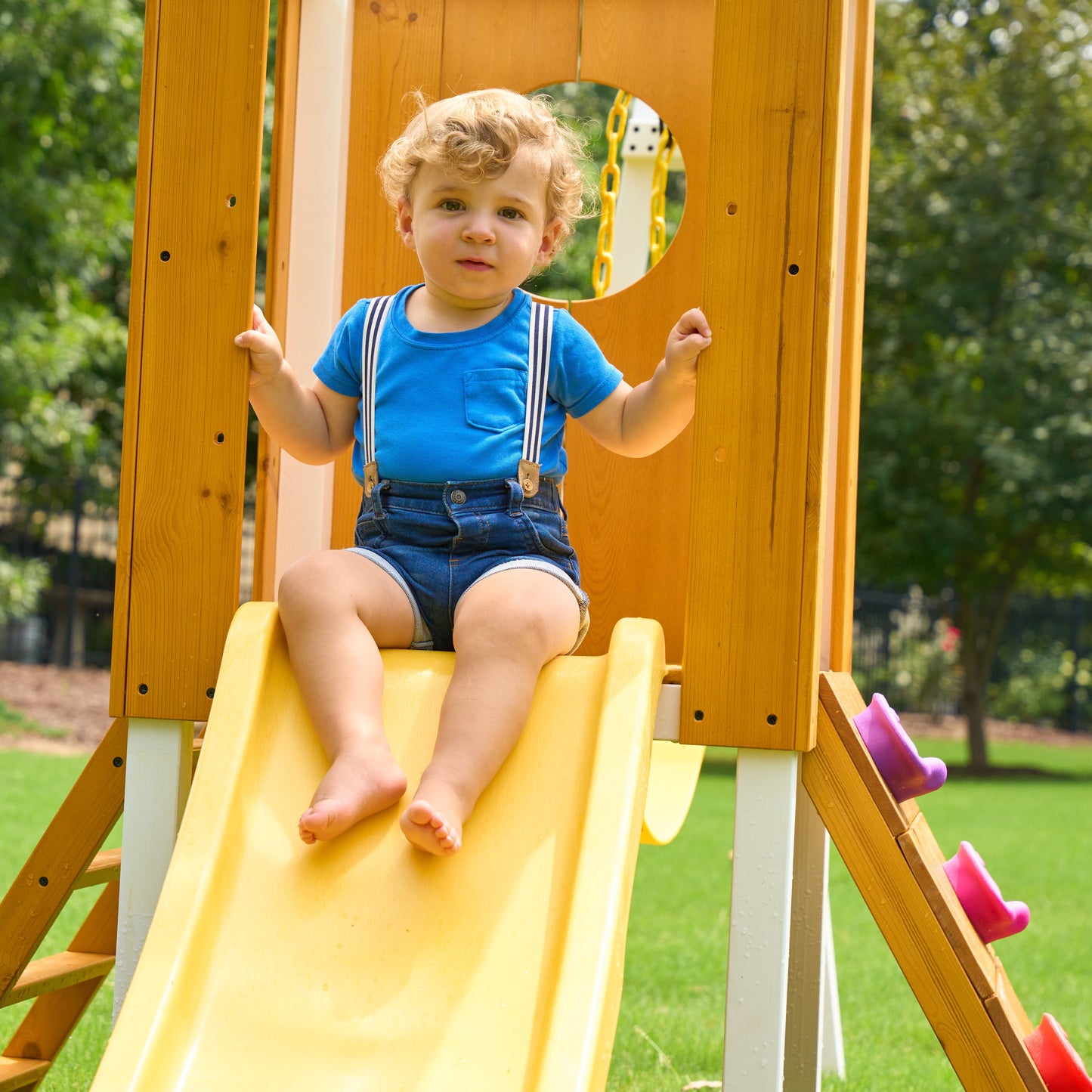 Forest Small - Outdoor Toddler Swing set by Avenlur