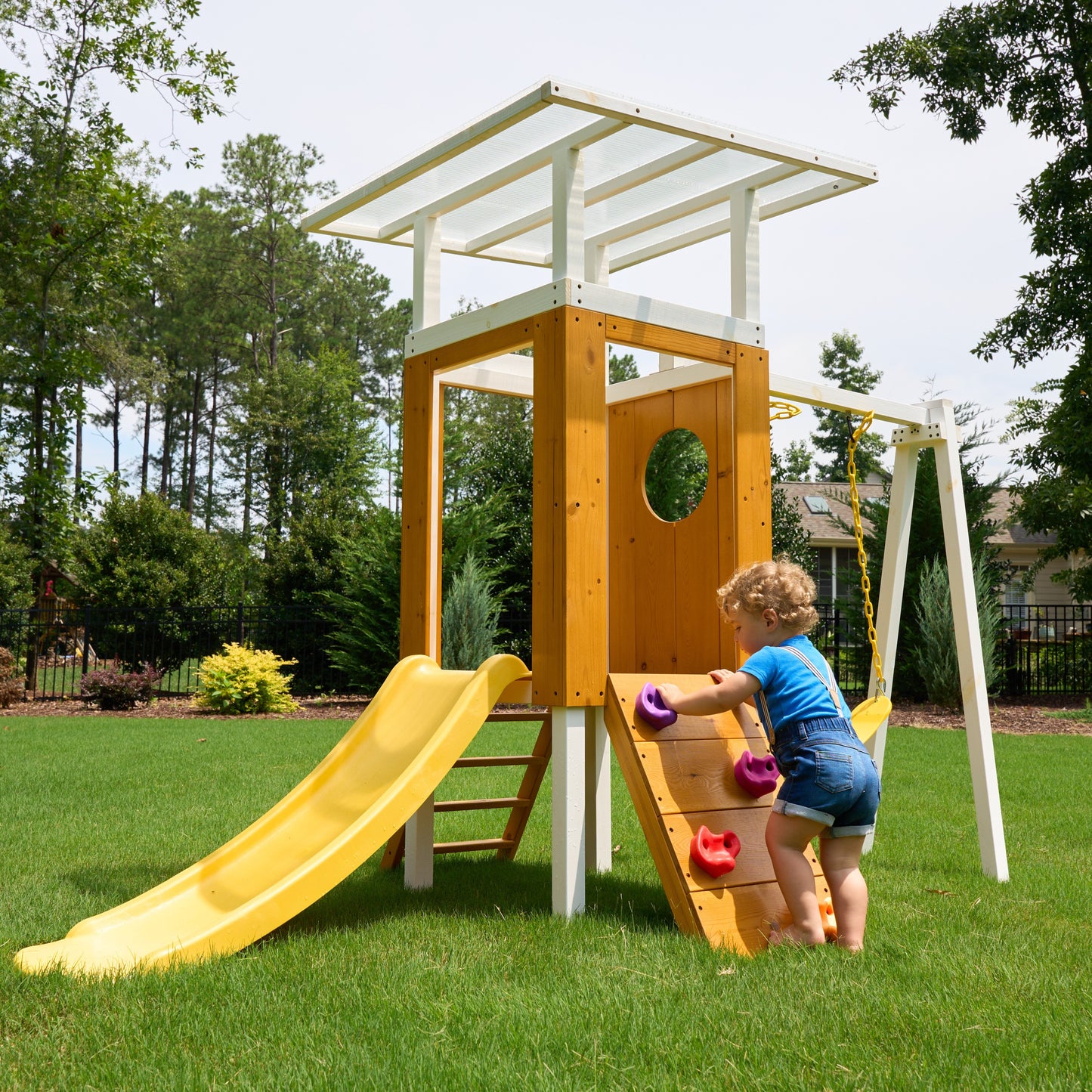 Forest Small - Outdoor Toddler Swing set by Avenlur