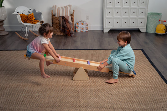 Willow - Rainbow Seesaw and Balance Beam by Avenlur