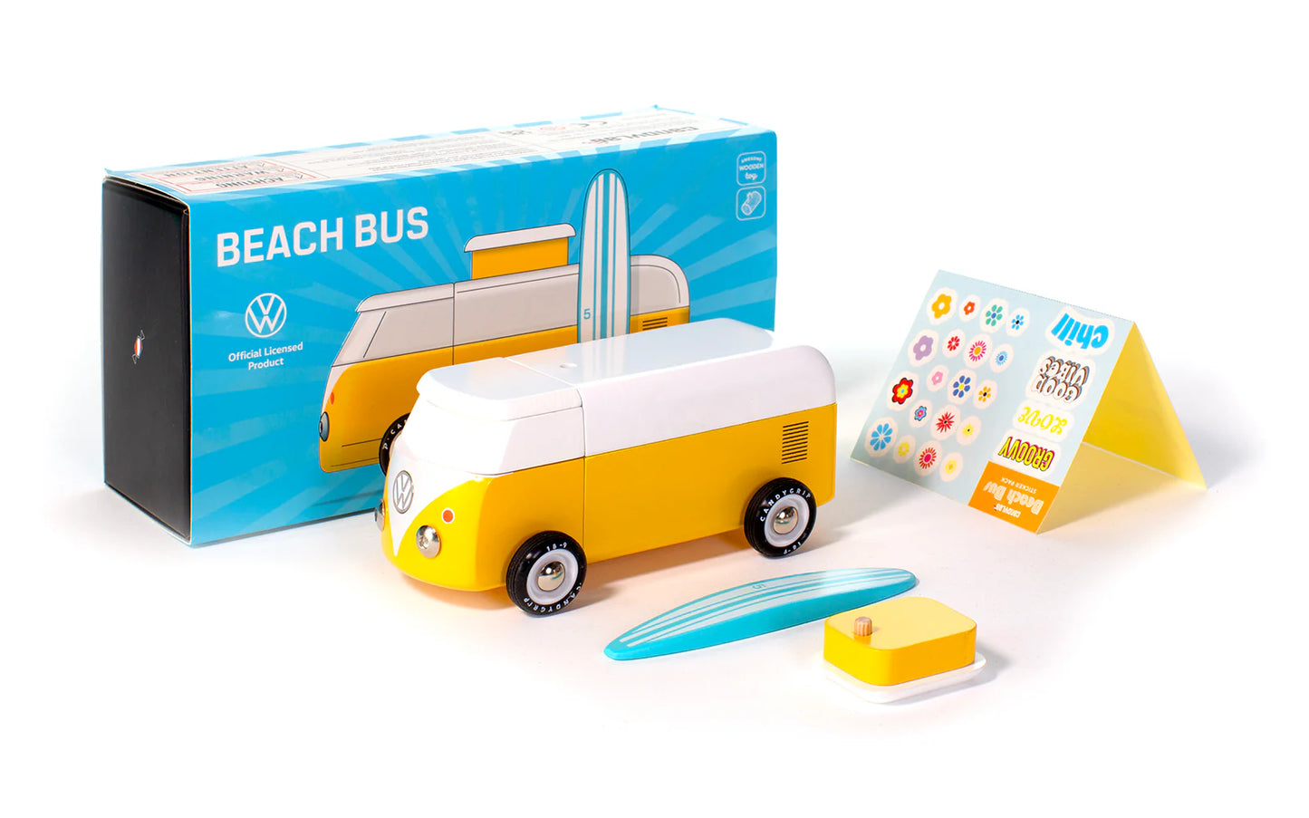 Candylab Toys Beach Bus Sunset - Croiseur de plage classique et vintage moderne