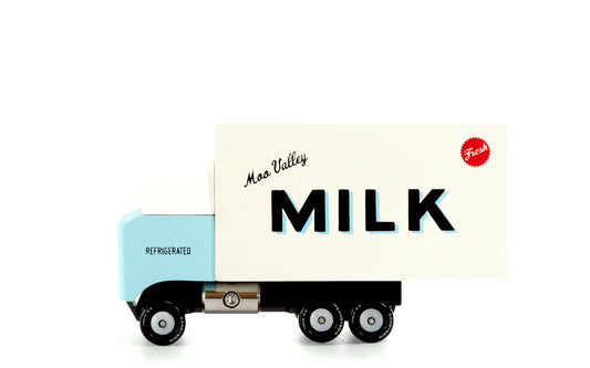 Candylab Milk Truck Modern Vintage Toy Truck