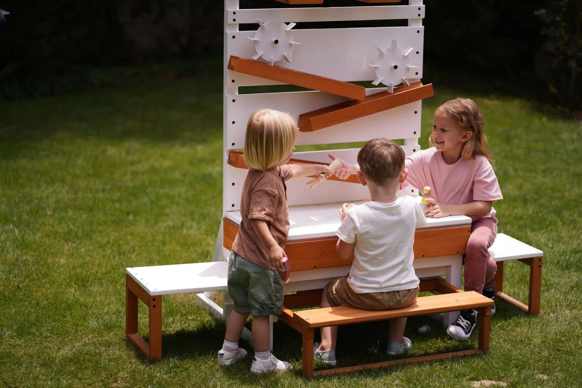 Large Outdoor Wooden Water Table For Kids, Toddlers by Avenlur