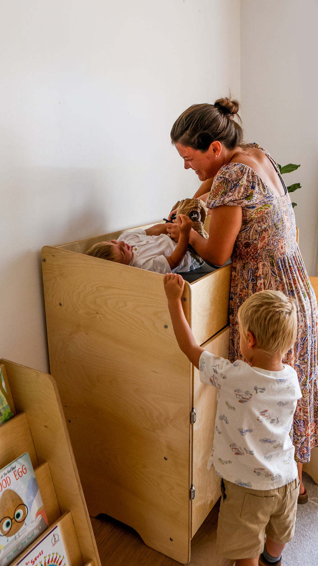 Changing Station with Stairs - by Fern Kids (Made in Canada)