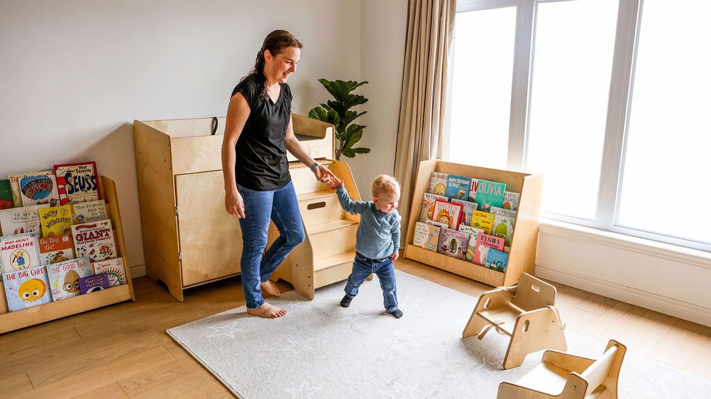 Changing Station with Stairs - by Fern Kids (Made in Canada)