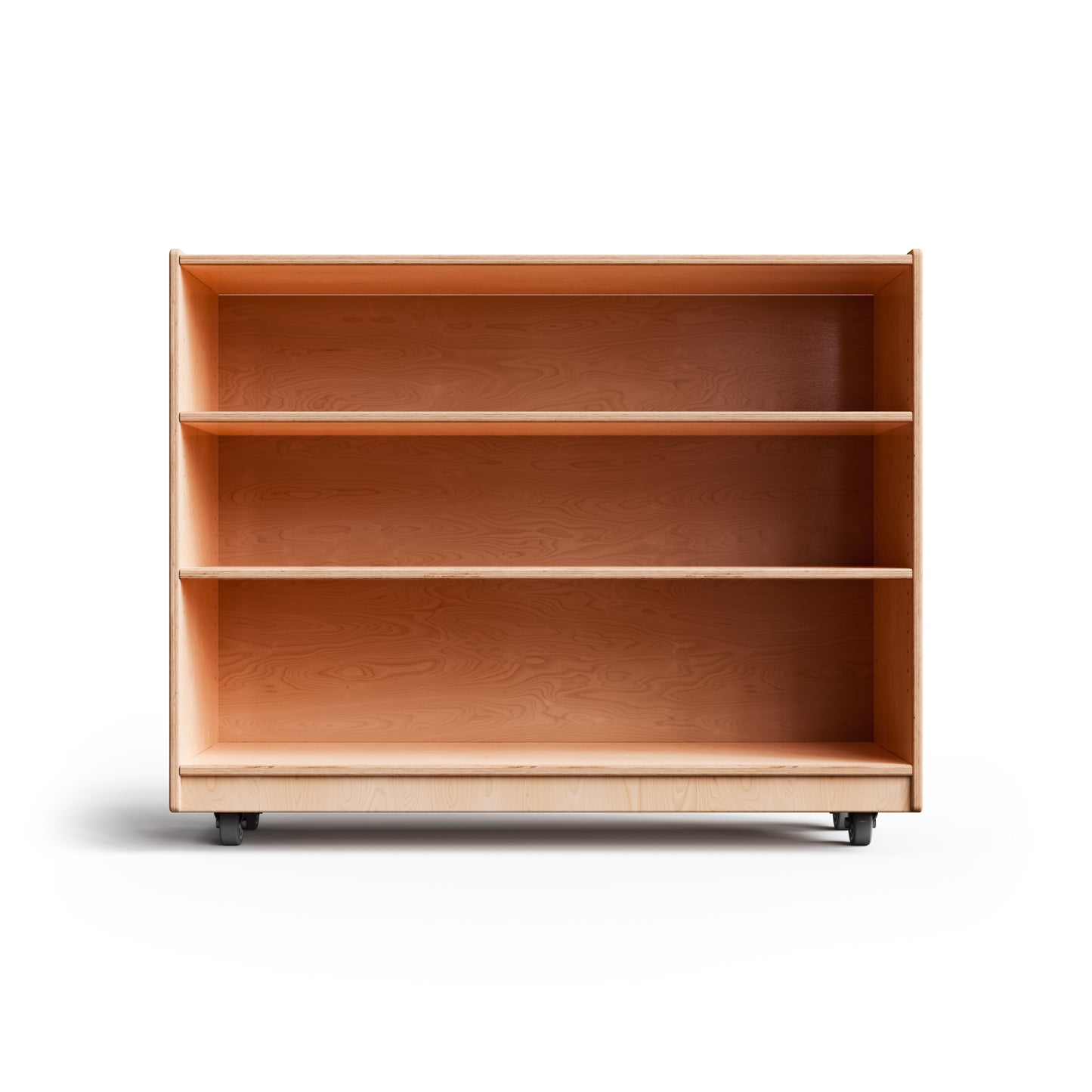 MontShelf Birch Backed Two Adjustable Shelves - by Fern Kids (Made in Canada)