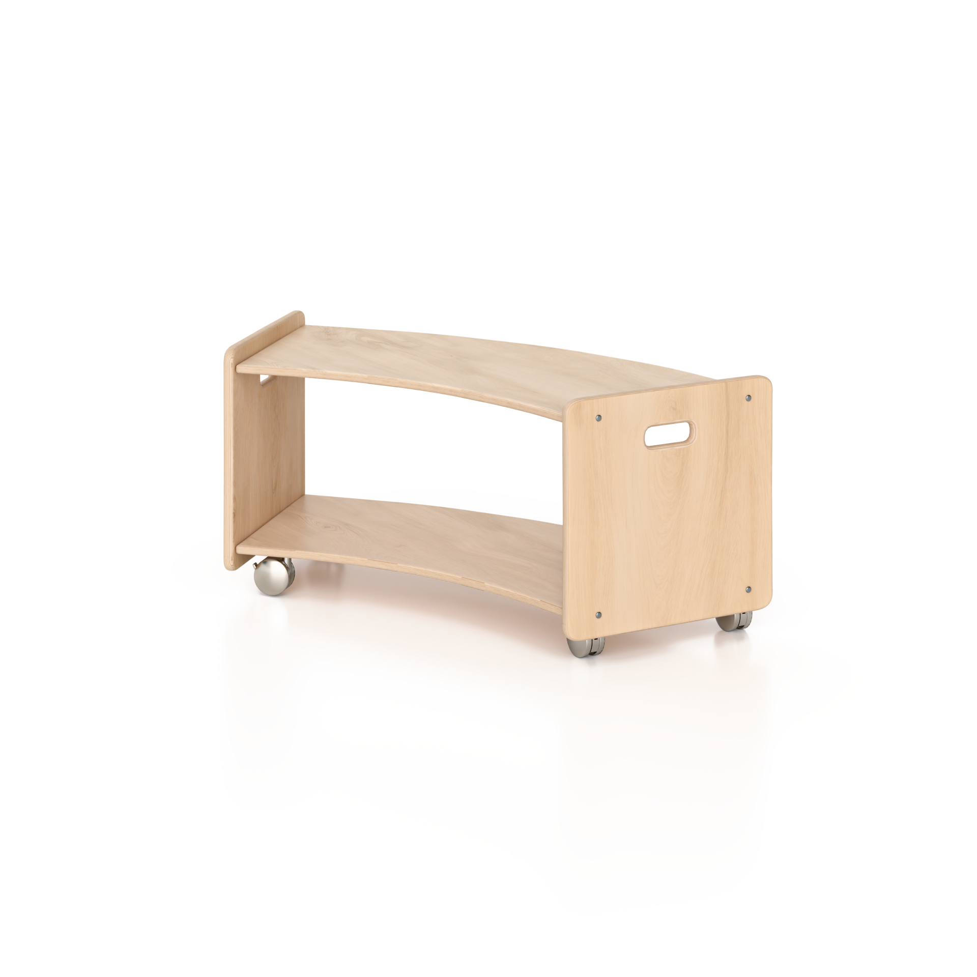 Mini Educator Open Box Educator Cart Open Mobile Sweep Short Shelf - by Fern Kids (Made in Ca ...