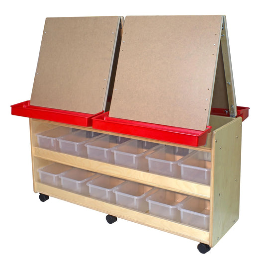 4 Station Easel with Storage - Made in Canada