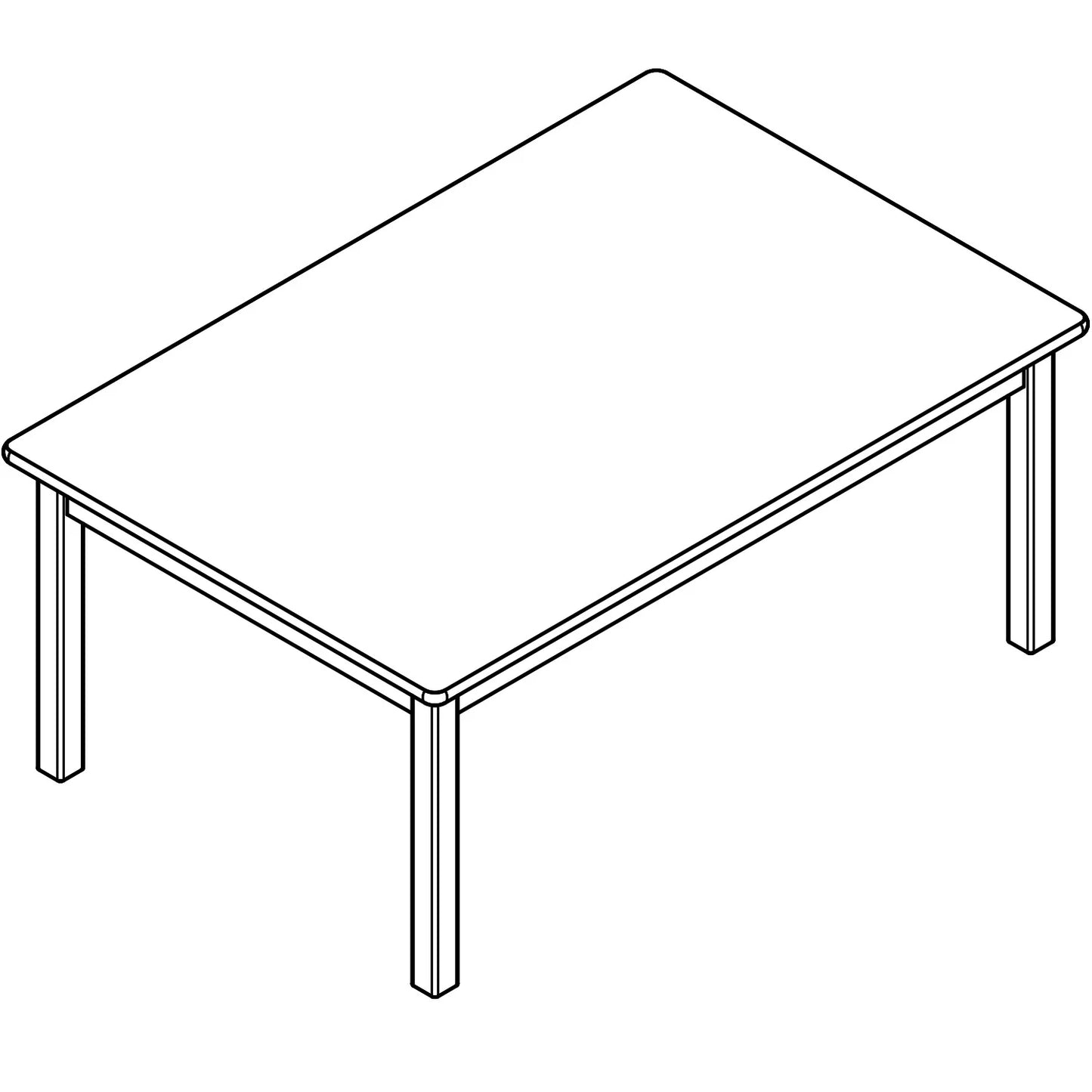 Wooden Tables (6 Versions) - Made in Canada