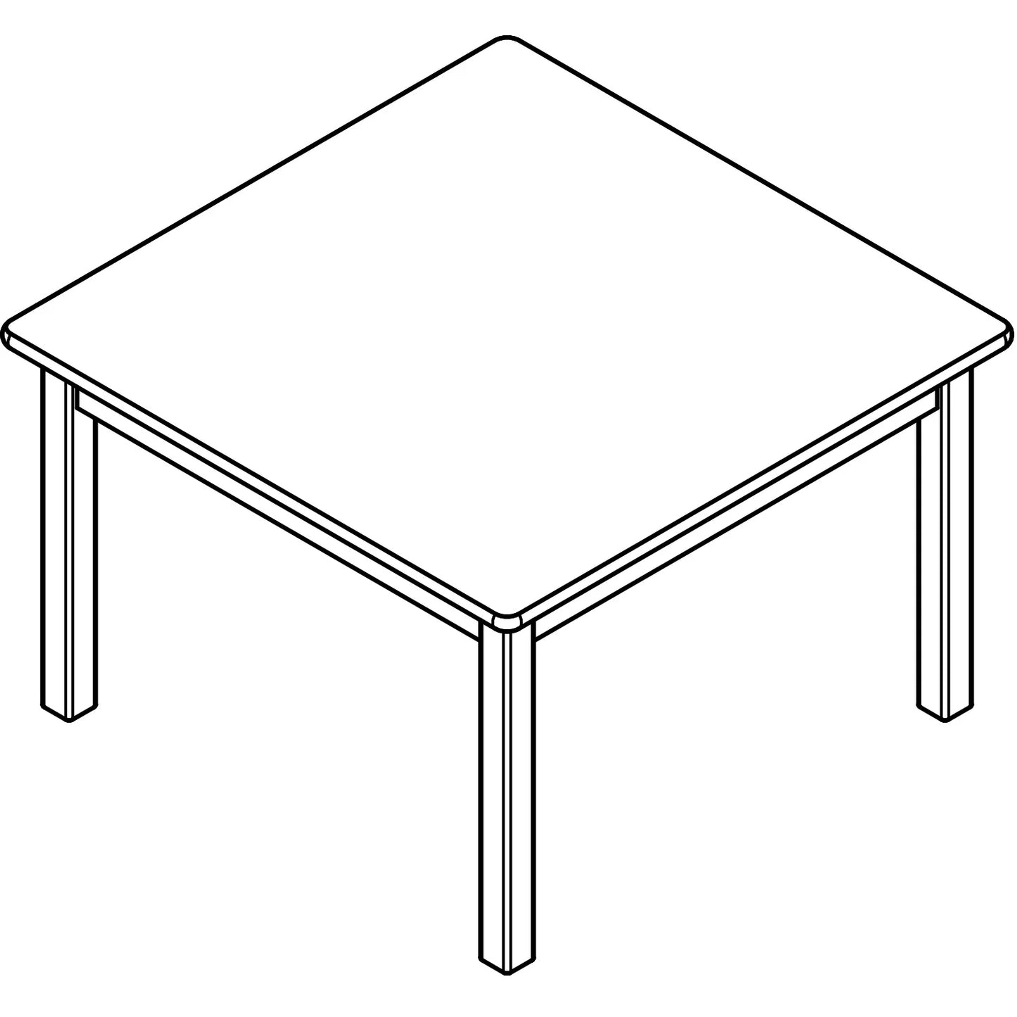 Wooden Tables (6 Versions) - Made in Canada