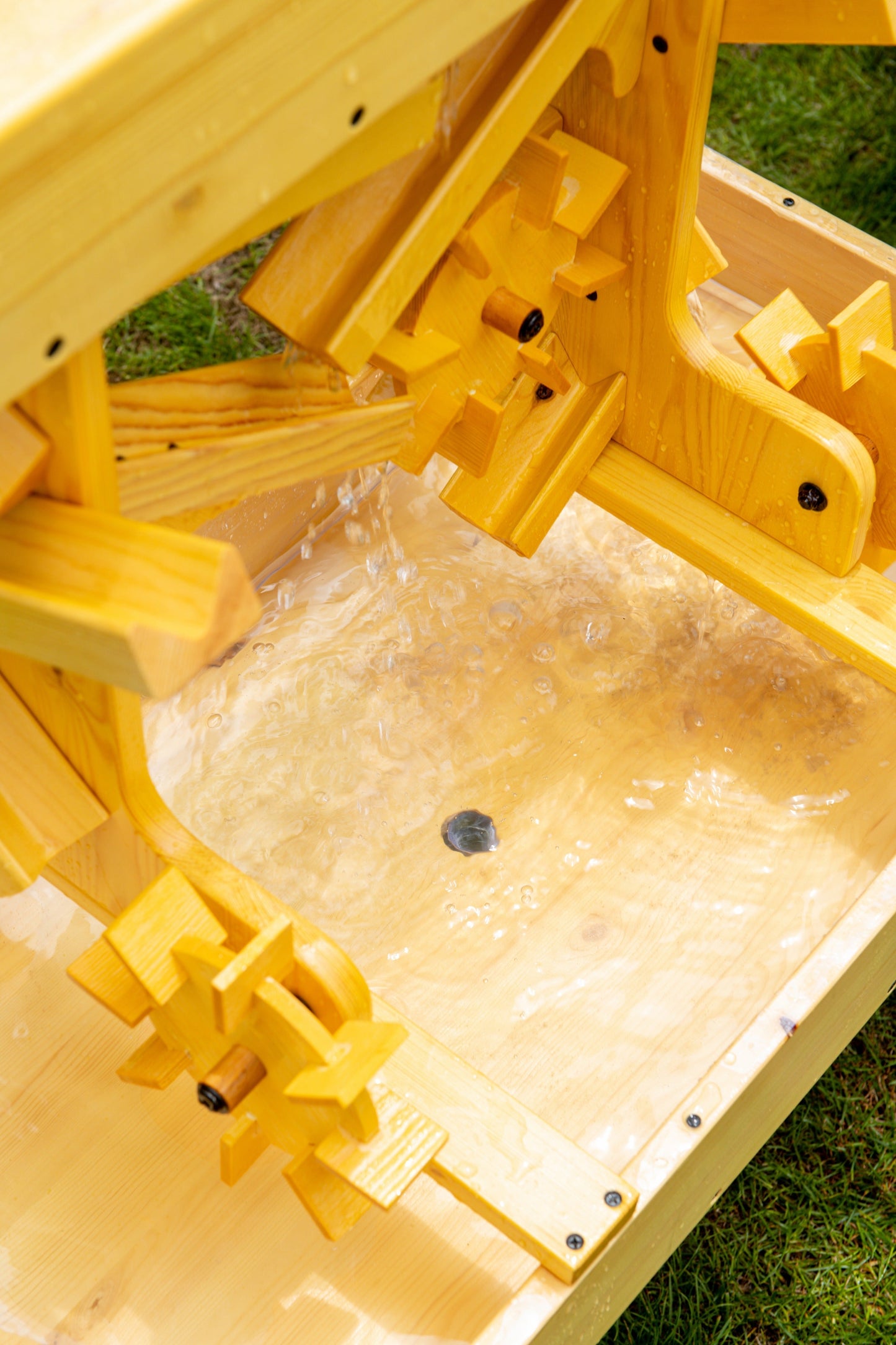 Outdoor Wooden Water Table For Kids, Toddlers by Avenlur