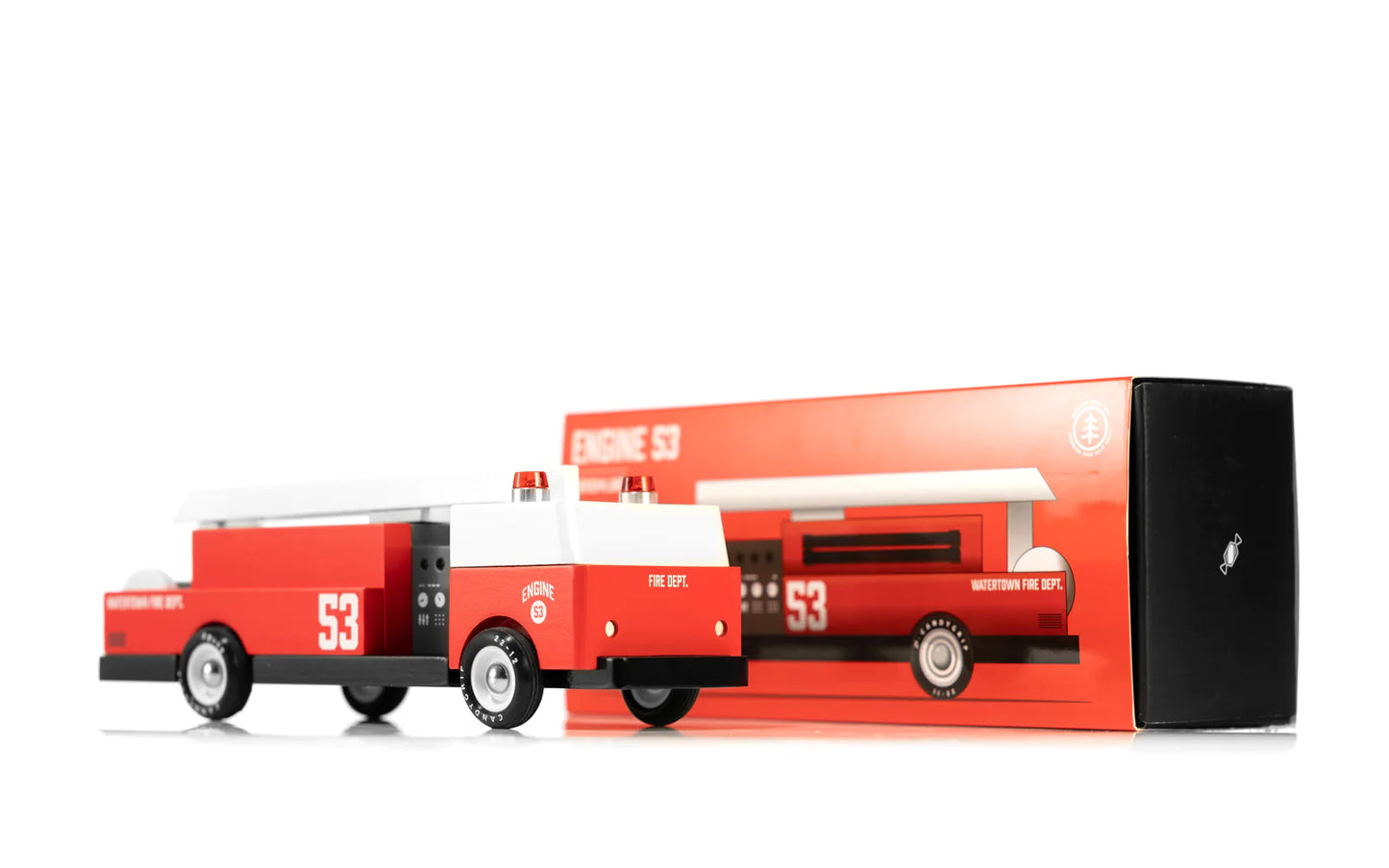 Candylab Toys Engine 53 - Camion de pompiers vintage moderne