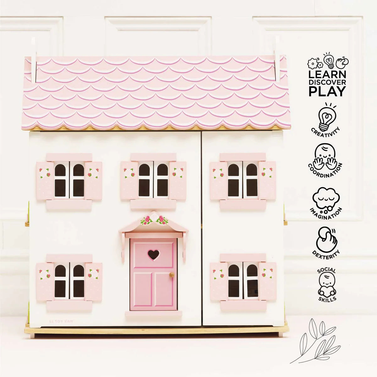 Mayberry Manor Wooden Dolls House - by Le Toy Van